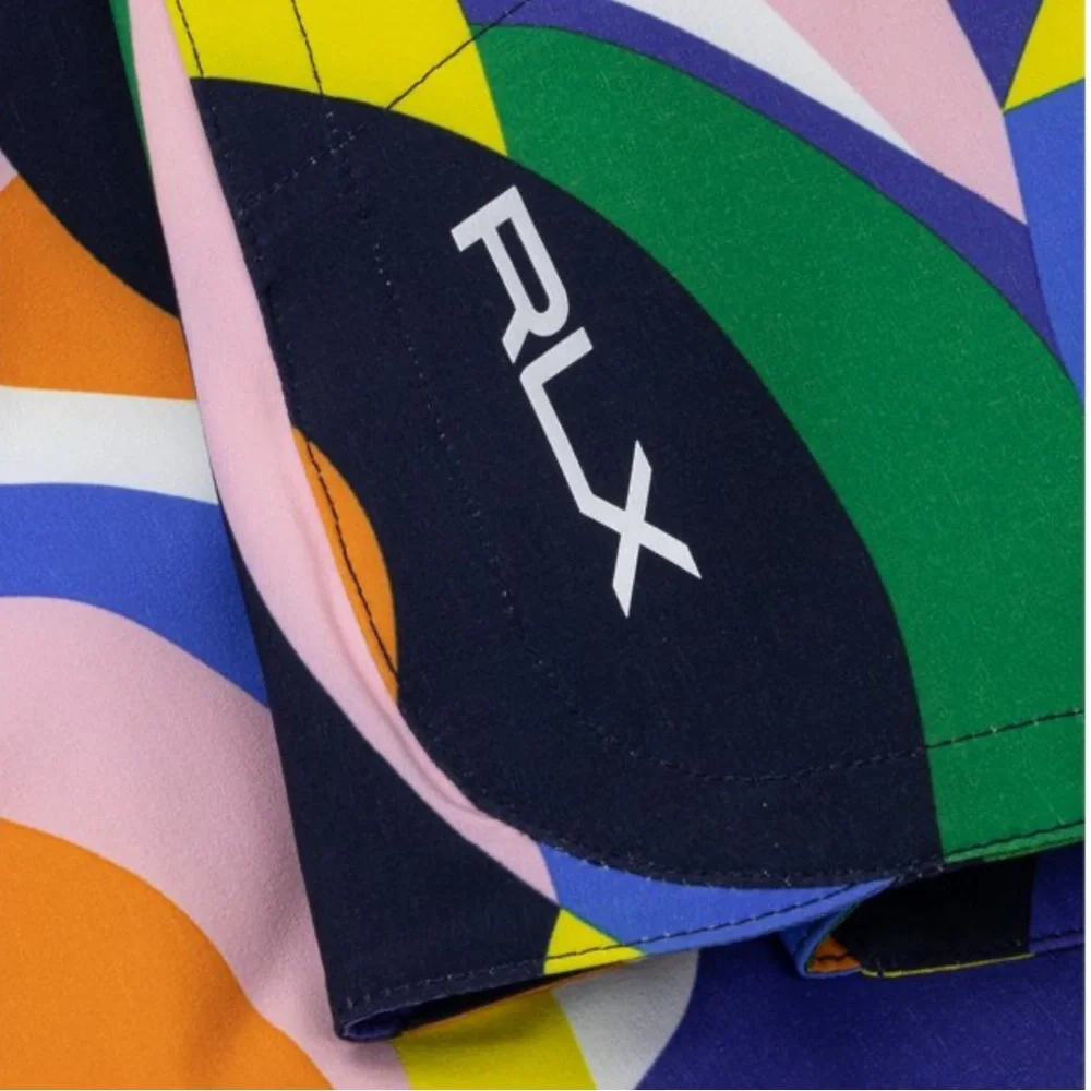 RLX Golf RLX Golf Aim 4 Way Print‎ Stretch 17 Inch Skort in Riviera Abstract